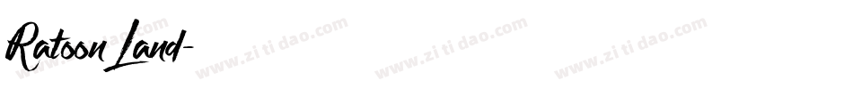 Ratoon Land字体转换